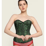 Affra Green Sweet Heart Overbust Corset