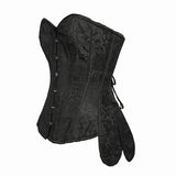 Black Brocade Faire Lady Corset