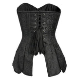 Black Brocade Faire Lady Corset