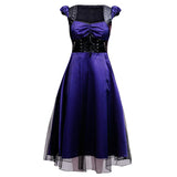 Grazia Blue Gothic Dress