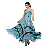 Cat printed Ladies Long Dress