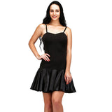 Caitrioa Strip Flair Short Dress