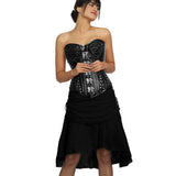 Aphrodite Gothic Authentic Steel Boned Overbust Corset Dress