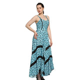 Cat printed Ladies Long Dress