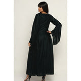 Maleficent Velvet Front Cross Lacing Ladies Dress
