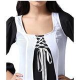 White long Georgette Renaissance jacket dress with front Lacing