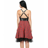 Mirabilis Kneelength Rockabilly Dress