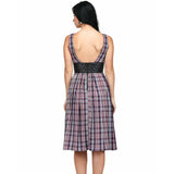Brgenia Mid Length Scottish Check Dress