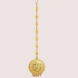Graceful Gold-Plated Nath and Mangtika Set for Brides