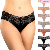 Women’s Intimates Lace Thong Set - 4 in a Pack
