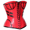 Gothic Burlesque Sexy Curvy Red Corset