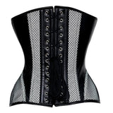 Seduce Killer Front Zip Corset Acrylic Boned Corset