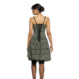 Evil Eye Bees Printed Corset Dress