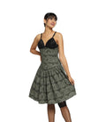 Evil Eye Bees Printed Corset Dress