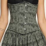 Evil Eye Bees Printed Corset Dress
