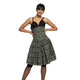 Evil Eye Bees Printed Corset Dress