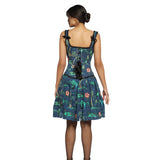 Monster Flower Waist Reducing Overbust Corset Dress