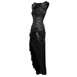 Dark Gothic Authentic Steel Boned Underbust Corset Dress