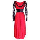 Gisella Black & Red Gothic Dress