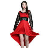 Gisella Black & Red Gothic Dress