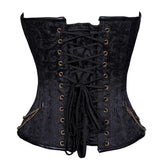 Tamiko Steampunk Overbust Corset Black