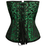 Affra Green Sweet Heart Overbust Corset