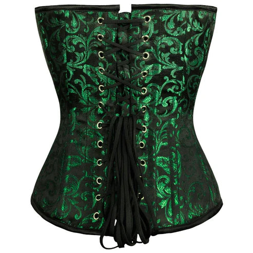 Affra Green Sweet Heart Overbust Corset