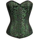 Affra Green Sweet Heart Overbust Corset