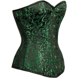 Affra Green Sweet Heart Overbust Corset
