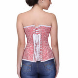 Nessa Rose Pink Sweet Heart Overbust Corset
