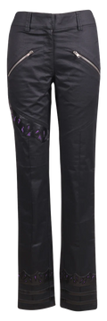 Loreto Black Gothic Straight Pants