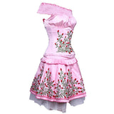 Qadira Couture Authentic Steel Boned Underbust Corset Dress