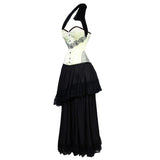 Babette Couture Authentic Steel Boned Overbust Corset Dress