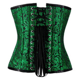 Urania Authentic Overbust Corset Black Green