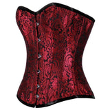 Urania Authentic Overbust Corset Black Red