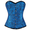 Urania Authentic Overbust Corset Black Turquoise