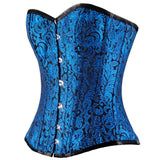 Urania Authentic Overbust Corset Black Turquoise