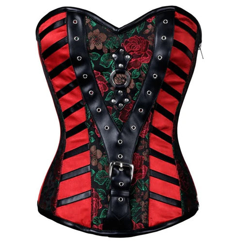 Zorina Waist Reducing Authentic Steel Boned Overbust Corset