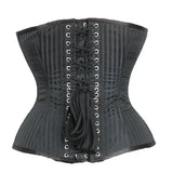 Stripes Long Line Overbust Corset