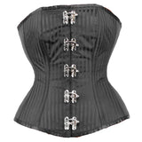 Stripes Long Line Overbust Corset