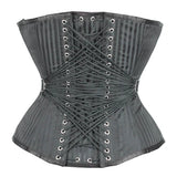 Stripes Fan Lacing Overbust Corset