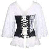 White/ Black Corset Mini Dress