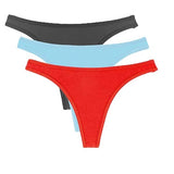 3-Pack Women's Everyday Thong Panty Set