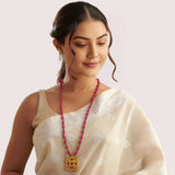 Heritage Ruby Emblem Necklace