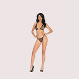 Very sexy see through micro bra and thong set