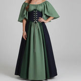 Medival Renaisance Authentic Underbust One Piece Corset Dress
