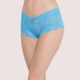 Ladies' Lace Low Waist Multicolor Boyshorts (Pk of 2)