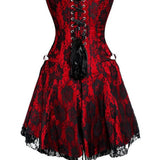 Lavish Hot Red Corset Dress