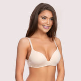 2 Pack seamless padded underwired push up bra