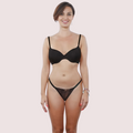 Very sexy Push up bra And see through thong set